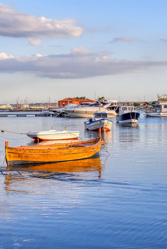 Barche nel porto di Marzamemi